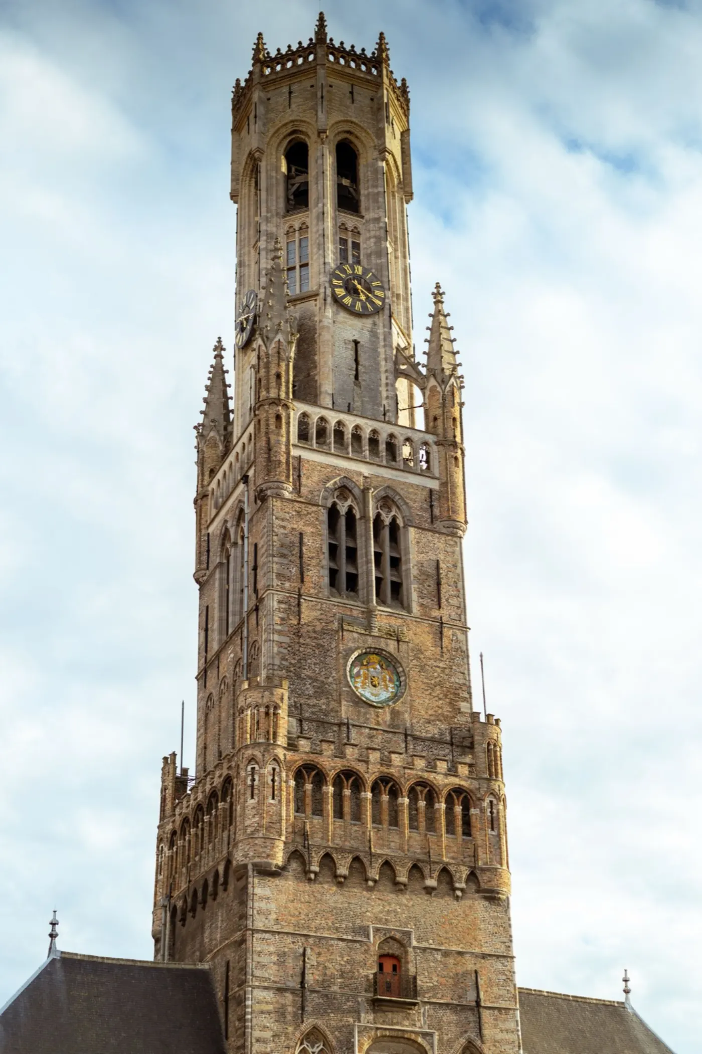 The Belfry tower above the Markt